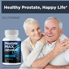 IDEAL PERFORMANCE Prostate Max front box on a clean surface with branding.
