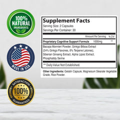 IDEAL PERFORMANCE Reawaken capsule jar, daily cognitive support possibilities