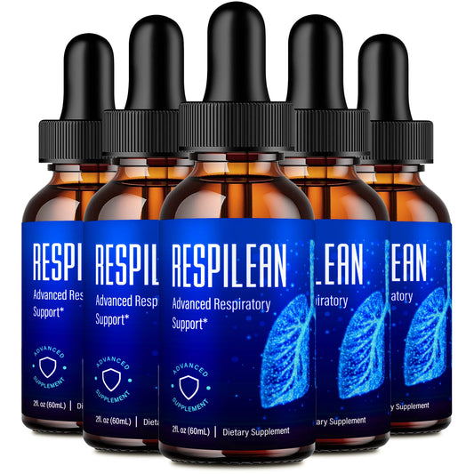 IDEAL PERFORMANCE Respilean Drops bottle front for easy daily dosing.