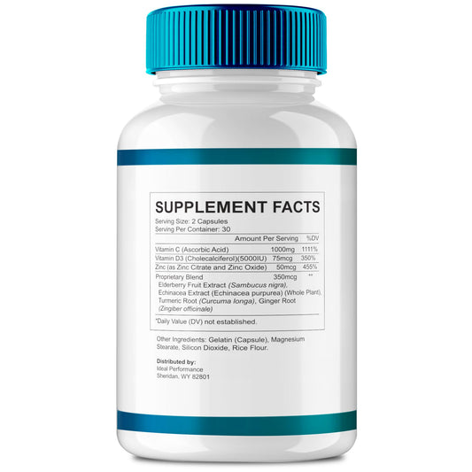 IDEAL PERFORMANCE Retina Clear capsules close-up, designed for screen-time comfort.