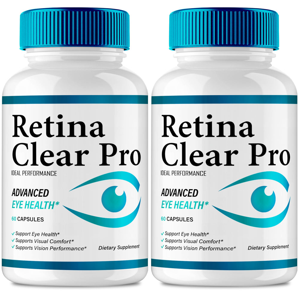 IDEAL PERFORMANCE Retina Clear eye supplement bottle, supporting daily visual wellness.