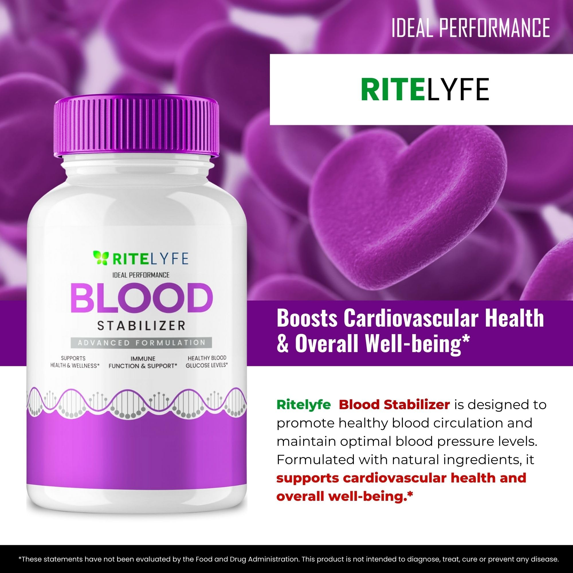 Ritilyfe Stabilizer All Natural Pills container with natural imagery