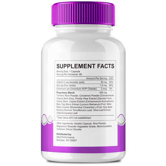 Ritilyfe Support Supplement Pills bottle label highlights natural ingredients