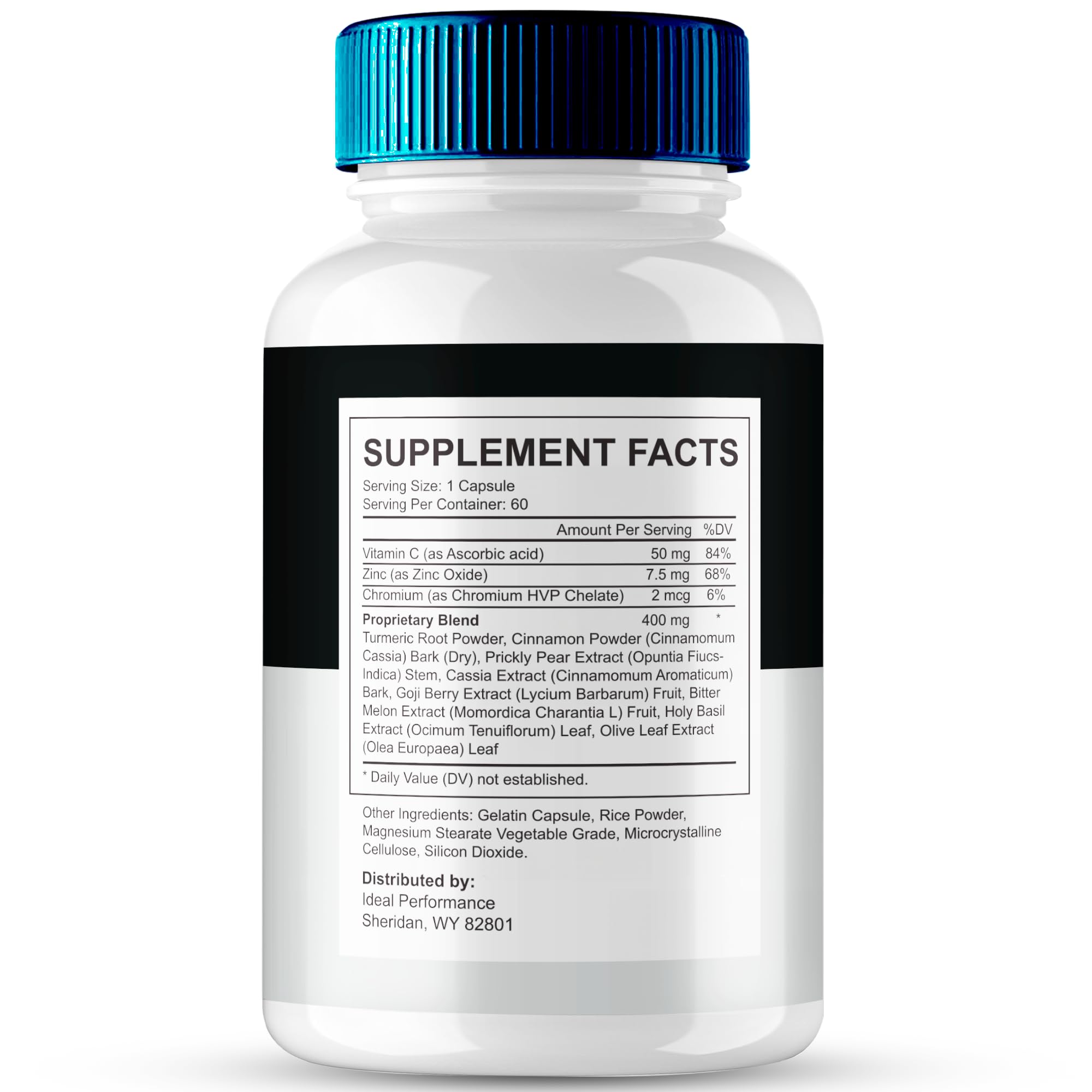 Ideal Performance SciatiSoothe capsules in amber bottle signaling freshness and quality.