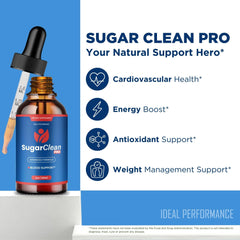 Sugar Clean Pro Drops pack shot highlights 5-pack value