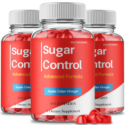 IDEAL PERFORMANCE Sugar Control Gummies bottle front—daily circulation support