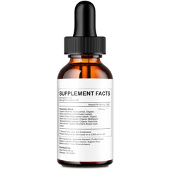 Close-up of the Ideal Performance Sugar Drops label highlighting the natural formula.