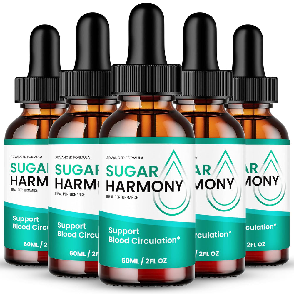 IDEAL PERFORMANCE Sugar Harmony Drops bottle promotes healthy circulation during daily activities.