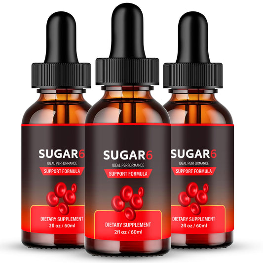 IDEAL PERFORMANCE Sugar Six Drops bottle closeup for daily wellness.