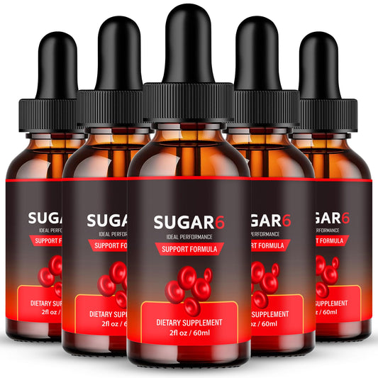 IDEAL PERFORMANCE Sugar Six Drops bottle with easy-to-use dropper for daily wellness.