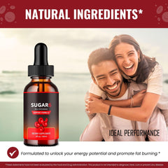 IDEAL PERFORMANCE Sugar Six Drops bottle and packaging display.