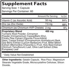 IDEAL PERFORMANCE SugarBalance capsules in a two-pack, ready for your daily routine.