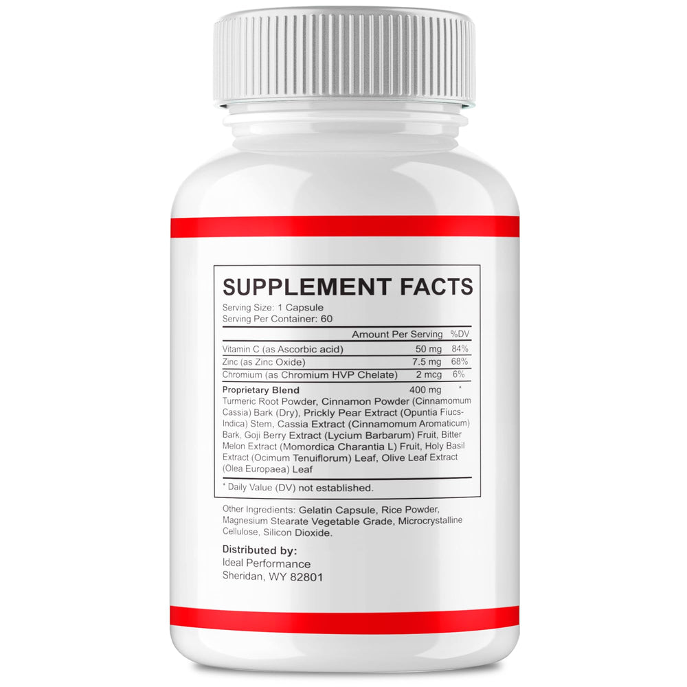 IDEAL PERFORMANCE SugarDelete Blood Formula Pack close-up highlights capsules for routine wellness.