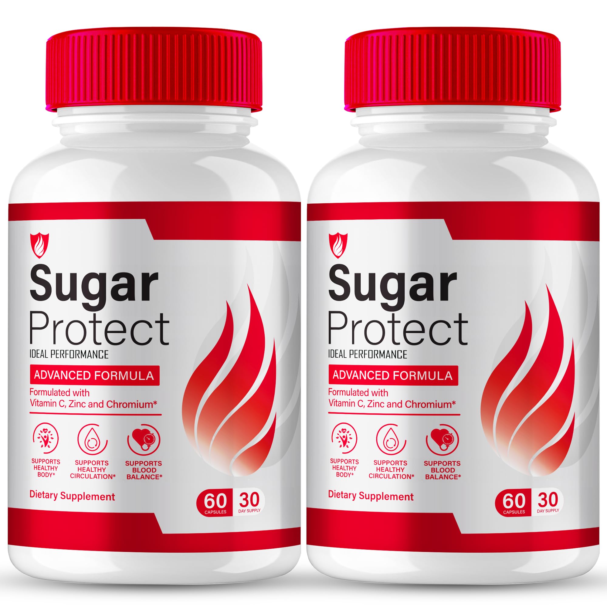 IDEAL PERFORMANCE Sugar Protect capsules closeup shows smooth texture for daily circulation support