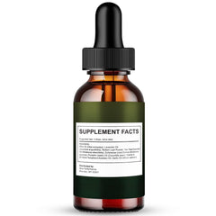 IDEAL PERFORMANCE Tinnitus Fix Drops bottle closeup highlights natural formula