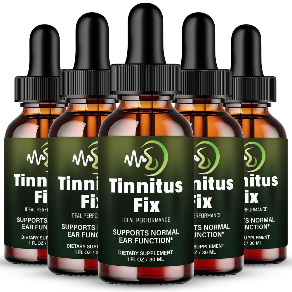 IDEAL PERFORMANCE Tinnitus Fix Drops bottle with easy to use dropper for precise dosing