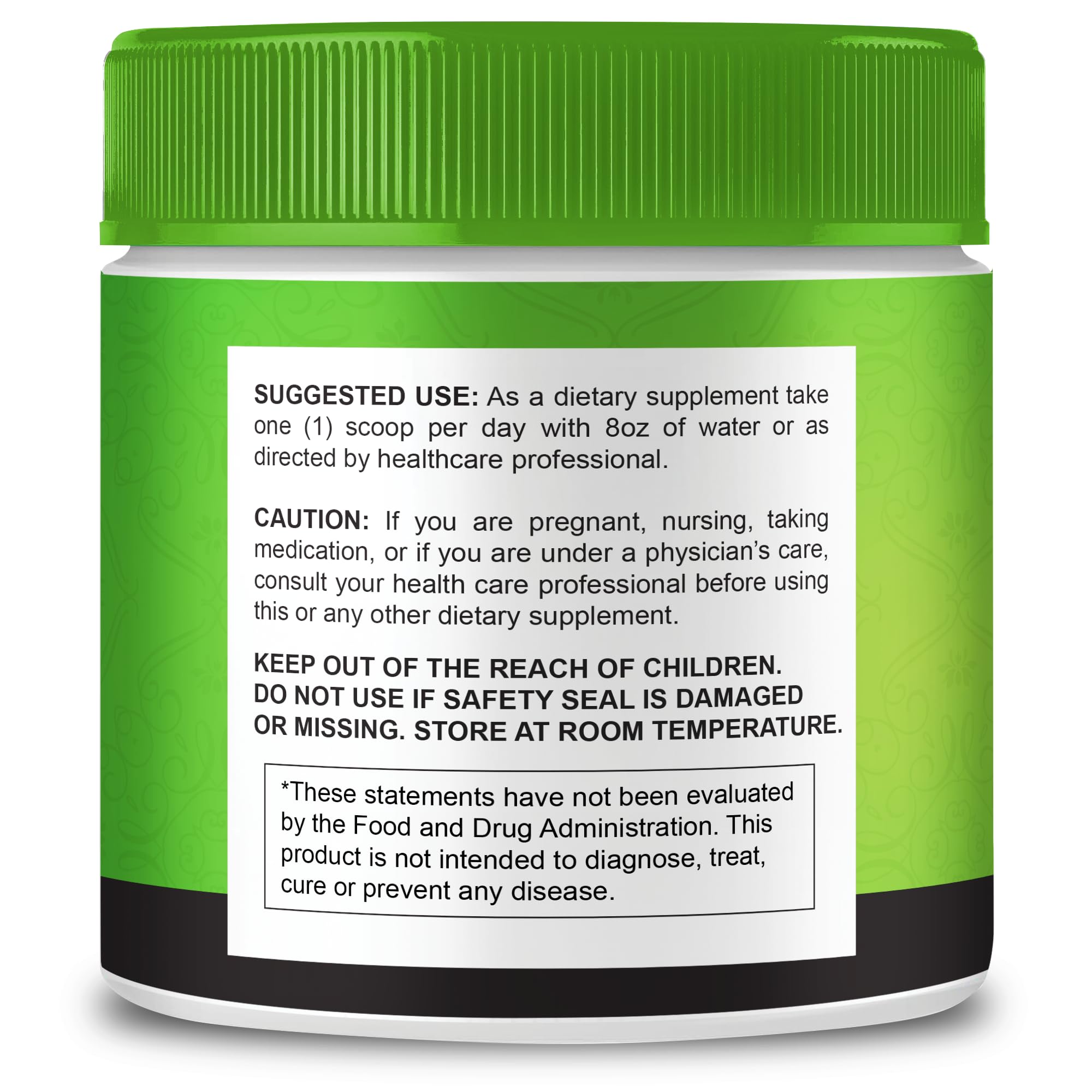 IDEAL PERFORMANCE Tonic Greens packaging close-up signals all-natural daily wellness.