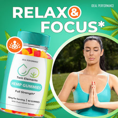 IDEAL PERFORMANCE Twin Elements Gummies travel-ready pack demonstrates convenient supplementation.