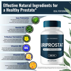 IDEAL PERFORMANCE Uriprostat store shelf image conveys trusted official product.