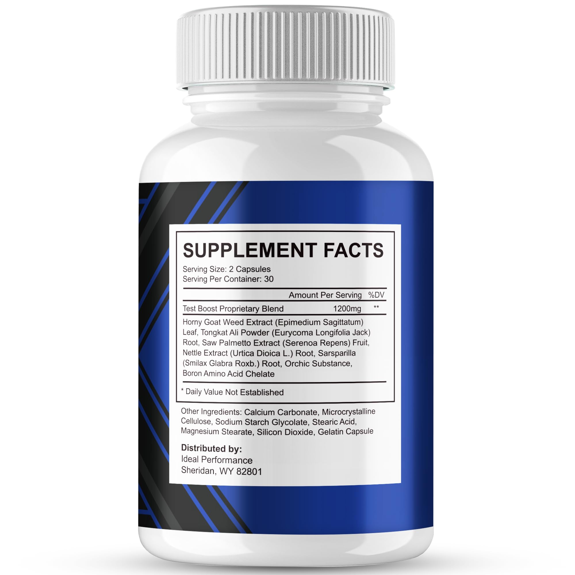 IDEAL PERFORMANCE Vapofil capsules pack view highlighting maximum strength formula for sustained energy