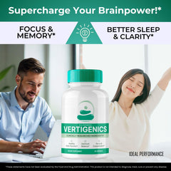 IDEAL PERFORMANCE Vertigenics capsule close-up for daily use.