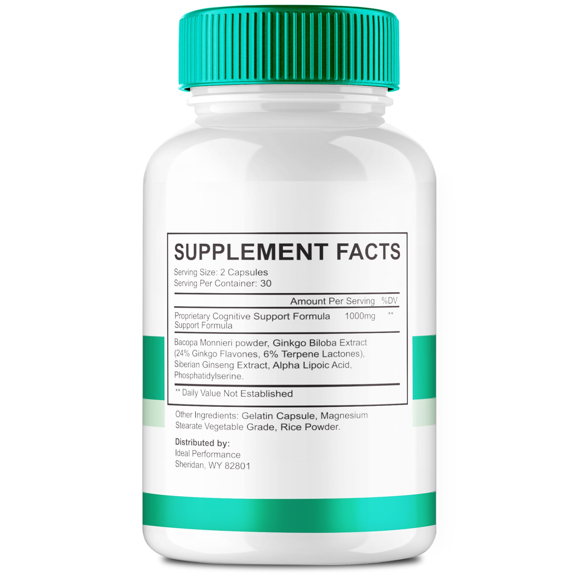 IDEAL PERFORMANCE Vertigenics capsules for memory and focus.