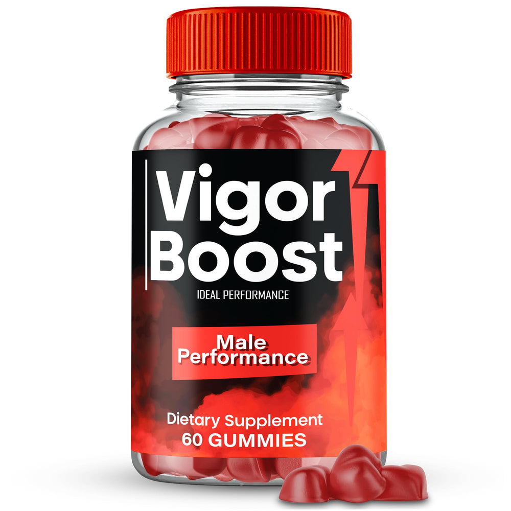 IDEAL PERFORMANCE Vigor Boost Gummies bottle showcases convenient daily support.