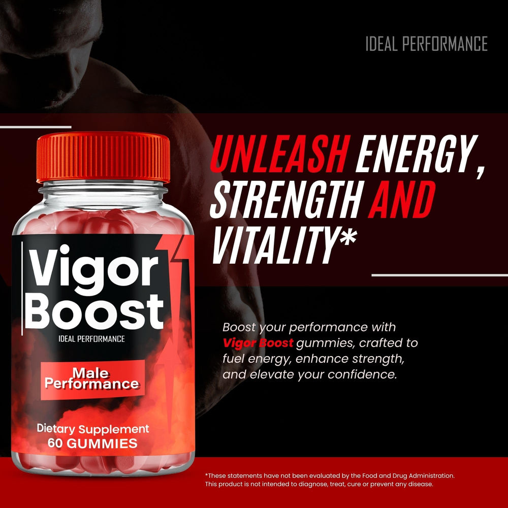 IDEAL PERFORMANCE Vigor Boost Gummies foil-pack closeup signals premium packaging for convenient use.