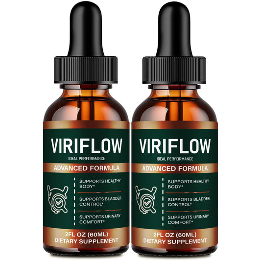IDEAL PERFORMANCE ViriFlow Drops bottle for daily wellness support.