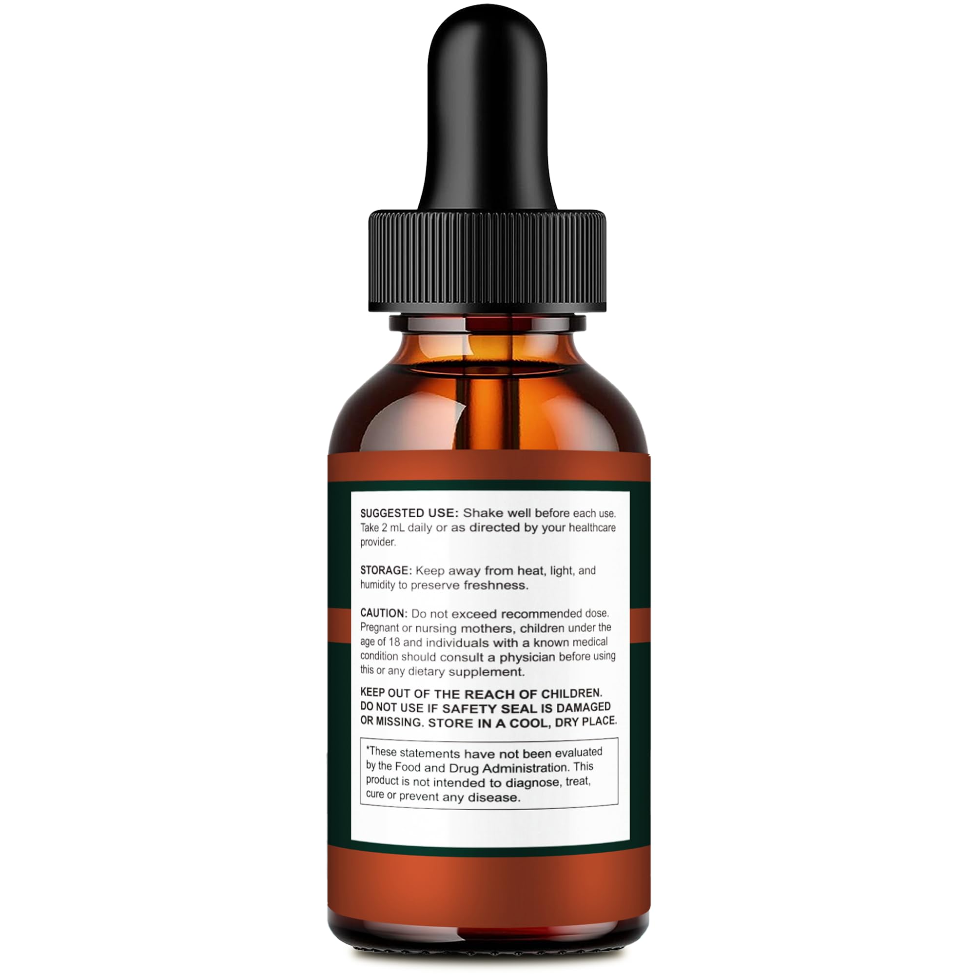 IDEAL PERFORMANCE ViriFlow Drops label highlights natural ingredients.