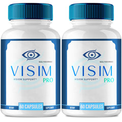 IDEAL PERFORMANCE Visim Pro bottle front for daily visual wellness support.
