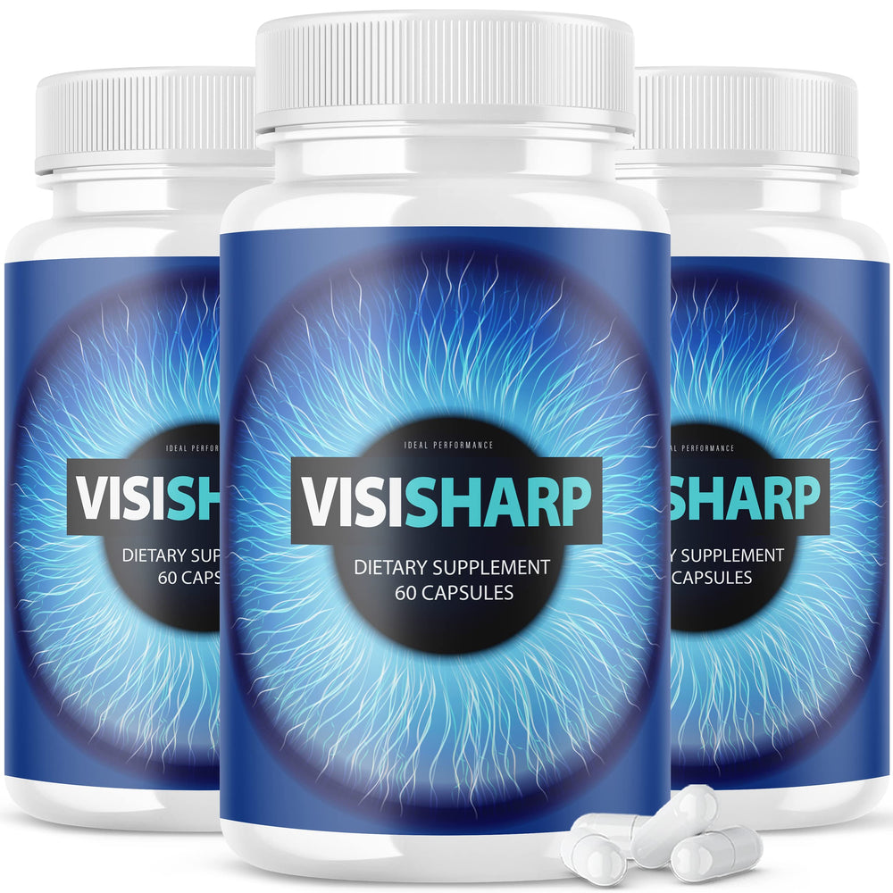 IDEAL PERFORMANCE Visisharp bottle for daily eye wellness support.