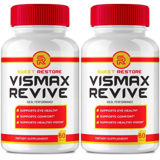 IDEAL PERFORMANCE Vismax Revive capsules bottle for daily visual wellness support.