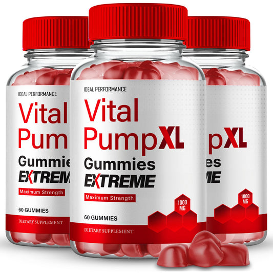 IDEAL PERFORMANCE Vital PumpXL Gummies bottle front for easy, chewable daily support
