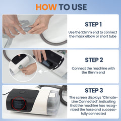 IDEAR Aircurve 11 compatible hose with customizable warmth for comfort