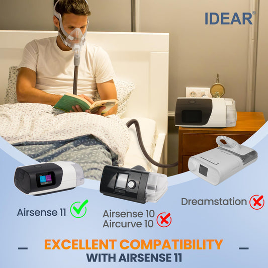 IDEAR Climate Line air hose ergonomic curve for easier grip during setup