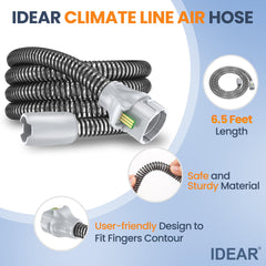 IDEAR Climate Series 10 tubing warmth control dial demonstrates customizable comfort.