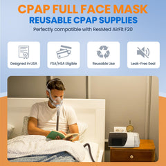 IDEAR F20 frame durability reduces movement for steady CPAP wear
