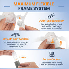 IDEAR N20 leak-free seal with advanced silicone supports a stable seal.