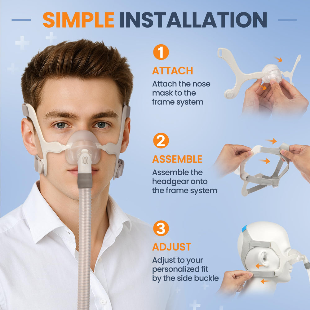 IDEAR N20 silicone-soft mask component for comfortable breathing and gentle seal.