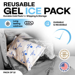 IDL Packaging gel ice pack in cooler keeps drinks cold during travel.