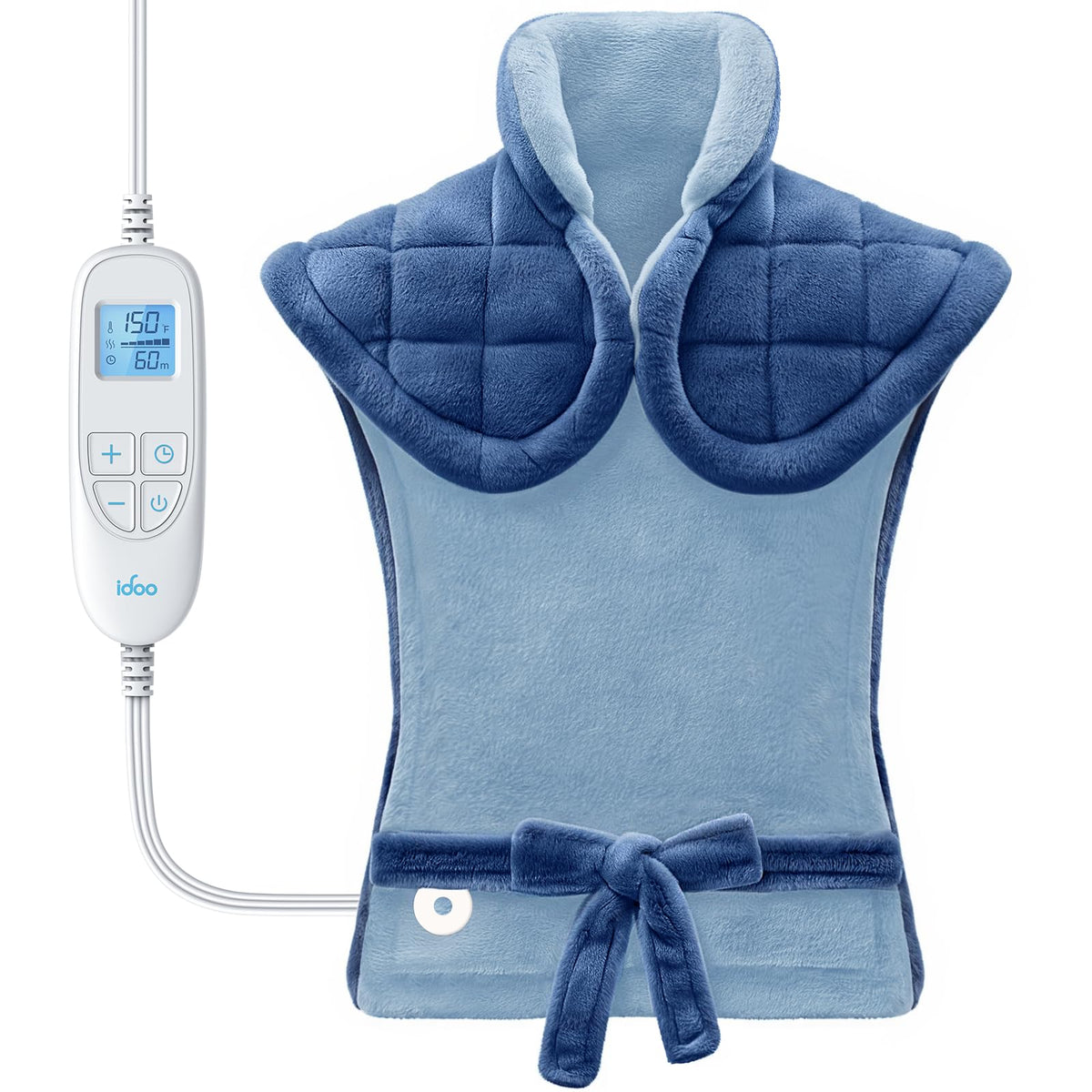 iDOO heating pad with full-body coverage for versatile warmth.