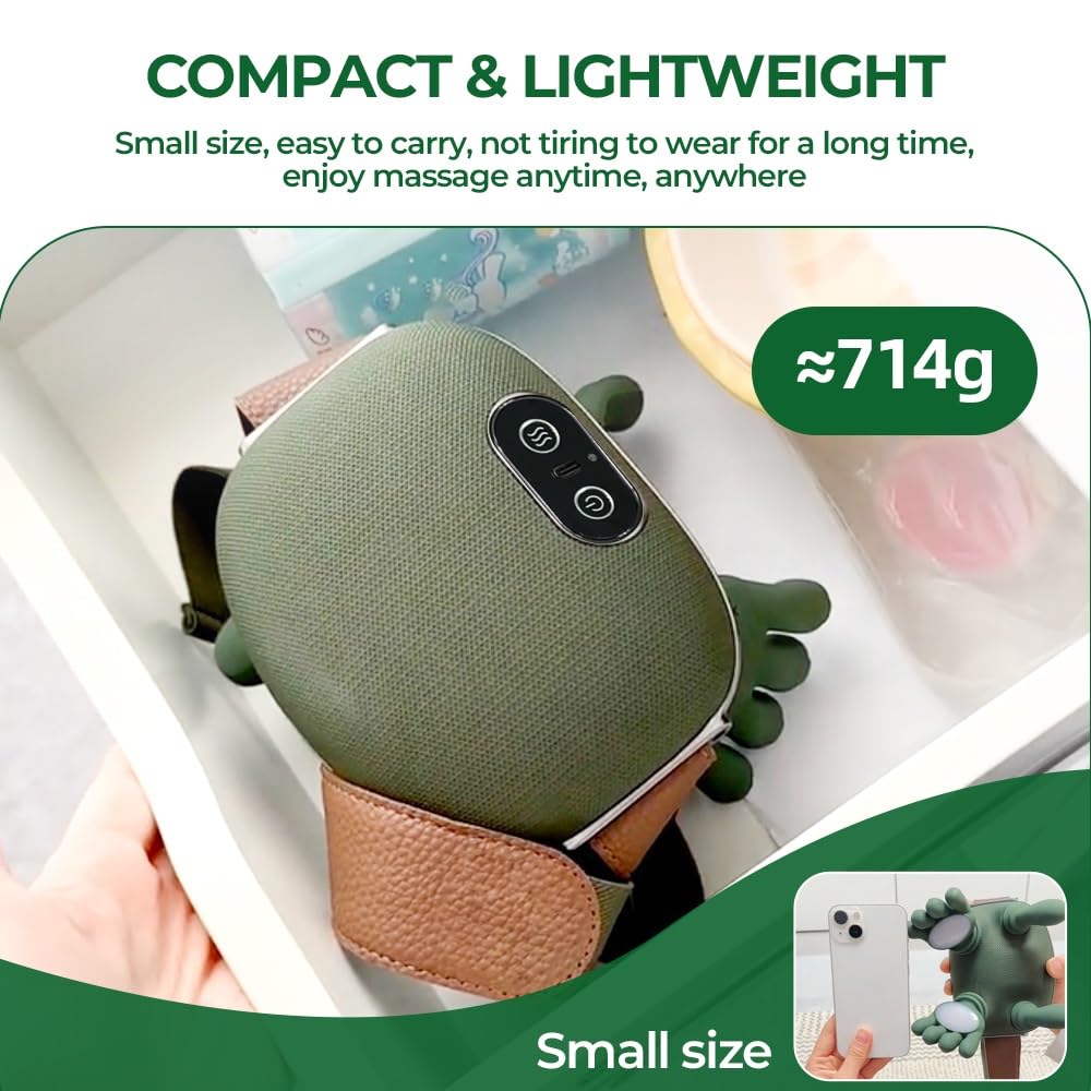 IeBilif massager offers strap and handheld use for versatile relaxation