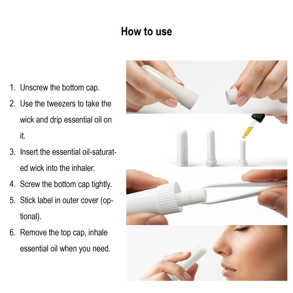 IFINTECHNO compact travel-size nasal inhaler for portable aromatherapy.