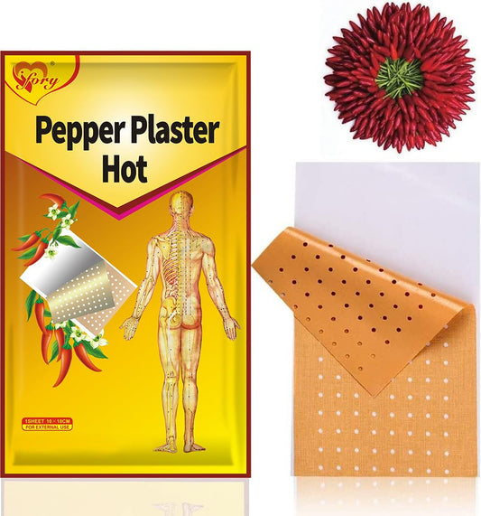 Ifory capsaicin patch on the back offering warming comfort for daily activities