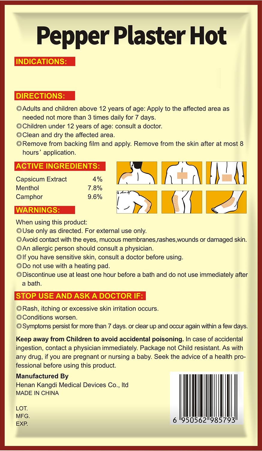 Ifory capsaicin patch easy to apply and remove with no residue