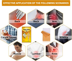 Ifory capsaicin patch applied to the knee for targeted warmth during movement