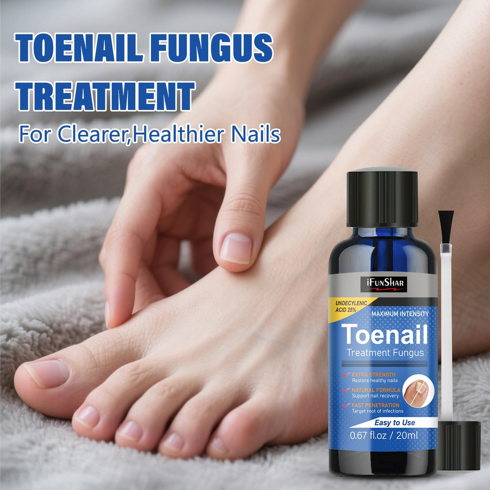 IFUNSHAR step-by-step use scene showing soak and apply.