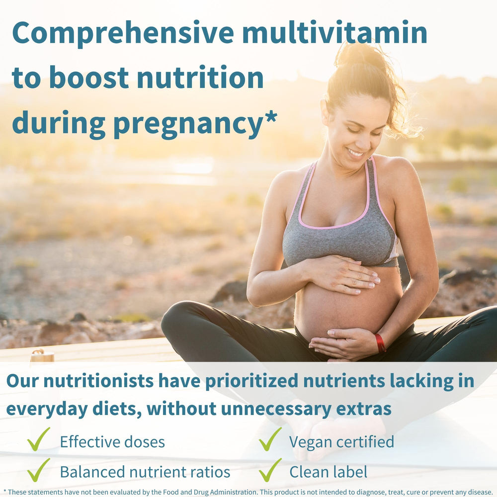 Igennus Methylated Prenatal capsules closeup shows small, easy-to-swallow tablets.