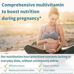 Igennus Methylated Prenatal capsules closeup shows small, easy-to-swallow tablets.